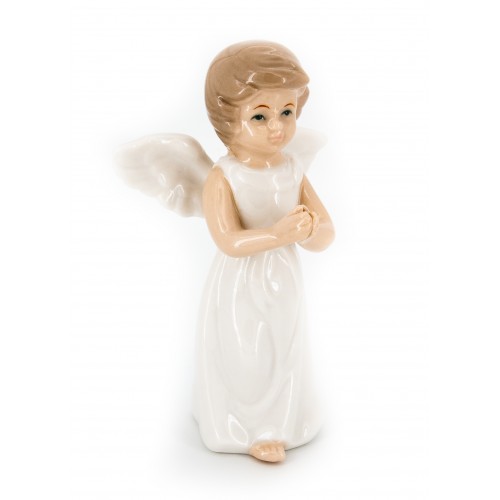 Ангел фарфоровый декоративный (в белом платье)